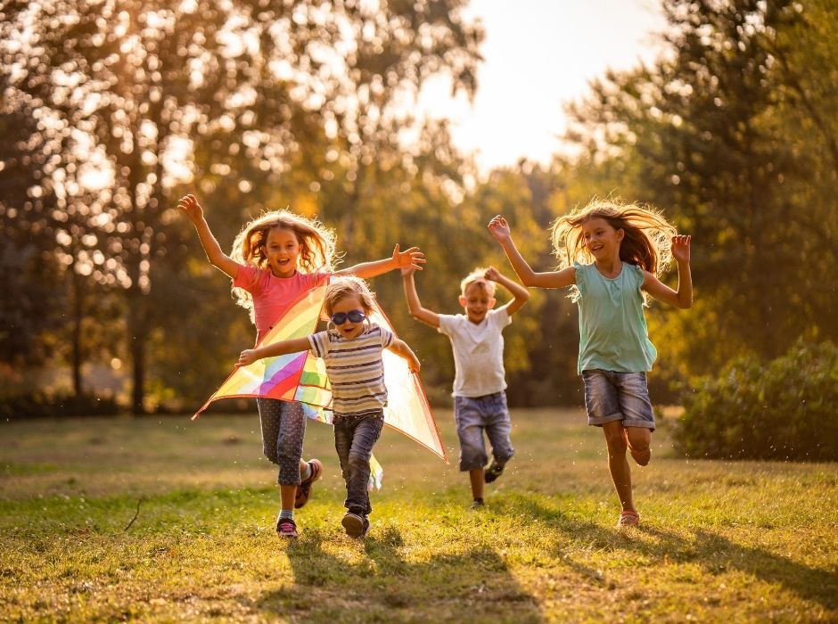 children and playing