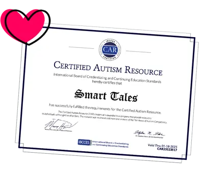 Smart Tales è certificata come risorsa per bambini con autismo