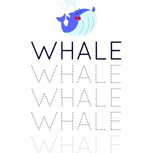 Worksheet-pre-graphism-children-3-6 years old-kindergarten-whale