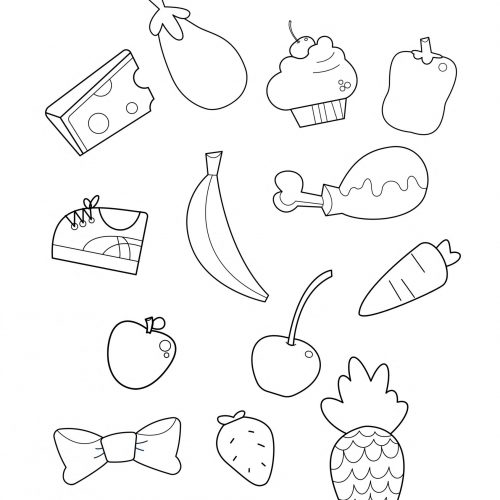 Worksheets-logic-sets-kindergarten-fruits
